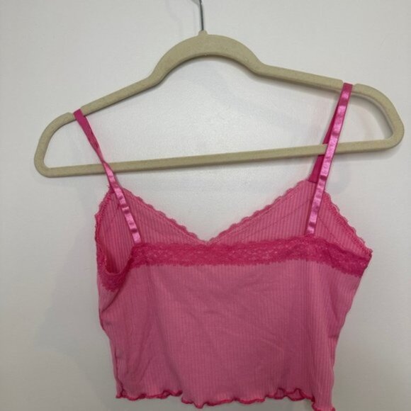 Womens Lace Strap Crop Top Cami V-Neck Corset Tanks Y2K Shirts Camisoles - Picture 9 of 11